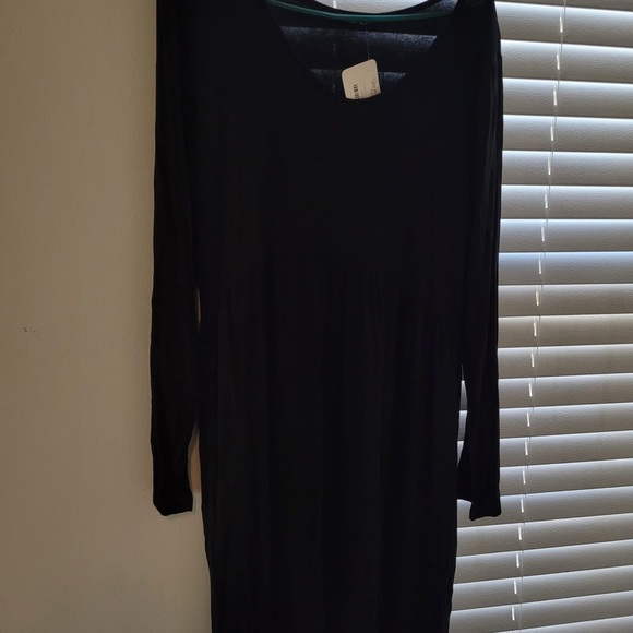 Heimish USA black  solid baby doll dress size large . - Picture 3 of 3